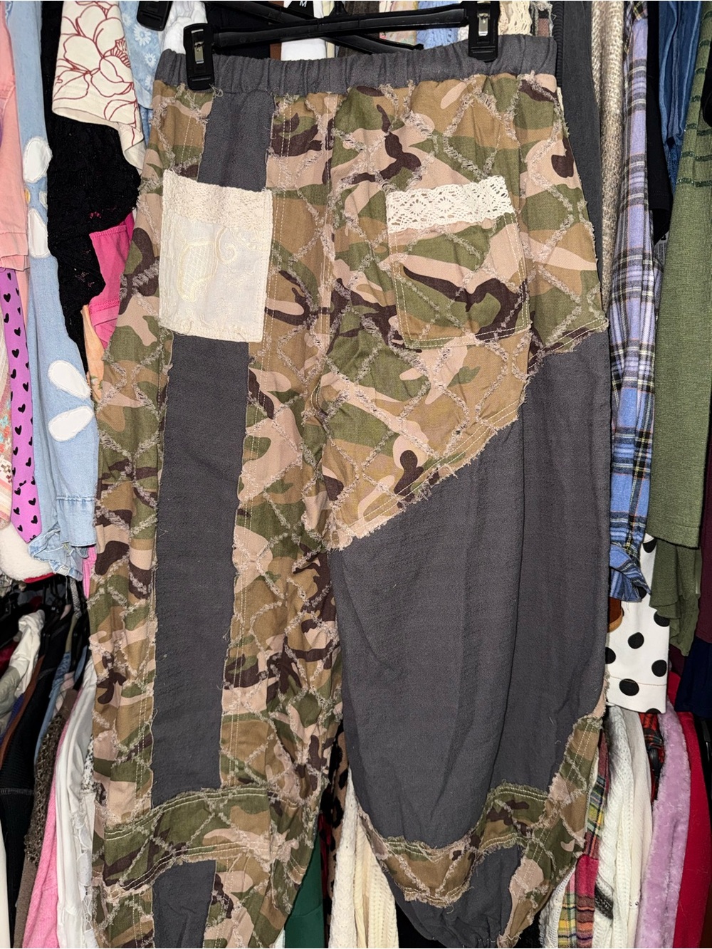 POL Patchwork Camo Pants - Picture 5 of 7